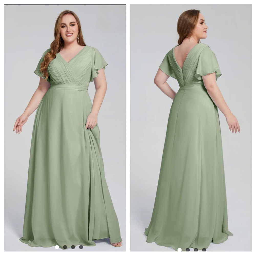 Beautiful Plus Size Long Dress with Sleeves